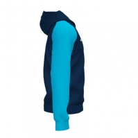 Hanorac Academy Iv Zip-up Navy Fluor Turquoise Joma