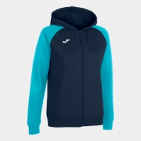 Hanorac Academy Iv Zip-up Navy Fluor Turquoise Joma