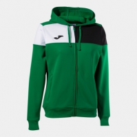 Hanorac Crew V Zip-up Green Black White Joma