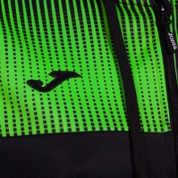 Hanorac Eco Supernova Zip-up Black Fluor Green Joma