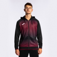 Hanorac Tiger V Zip-up Black Burgundy Joma