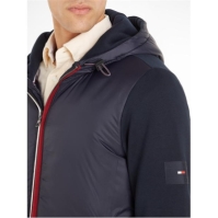 Hanorac Tommy Hilfiger Clean Mix Media Zip-Through