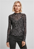 AOP Mesh Turtleneck Longsleeve dama Urban Classics