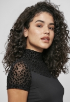 Tricou Flock Lace Turtleneck dama Urban Classics