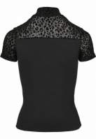 Tricou Flock Lace Turtleneck dama Urban Classics