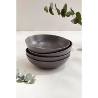 Homelife 4 Piece Stoneware Pasta Bowls