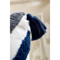 Homelife Tufted Tassel Geo Cushion