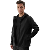 Jacheta 4F M283 Men's Softshell Deep Black 4FWAW24TSOFM283 20S