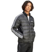 Jacheta adidas Essentials 3-Stripes Light Down men's black HZ4431