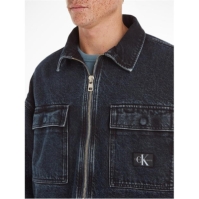 Jacheta Blug Camasa Calvin Klein Padded Denim Zip Calvin Klein Jeans