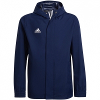 Jacheta for adidas Entrada 22 All Weather navy blue H57511 copil