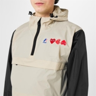 Jacheta COMME DES GARCONS PLAY X K-Way Logo Print