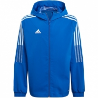 Jacheta for adidas Tiro 21 Windbreaker Youth blue GP4978 copil