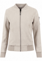 Jacheta Imitation Suede Bomber dama Urban Classics