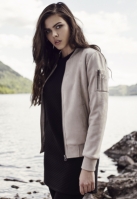 Jacheta Imitation Suede Bomber dama Urban Classics