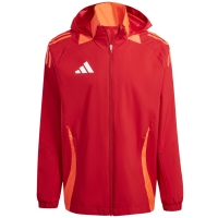 Jacheta pentru barbati adidas Tiro 24 Competition All-Weather rosu IR9522