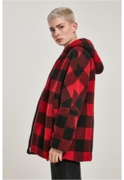 Jacheta Hooded Oversized Check Sherpa dama Urban Classics