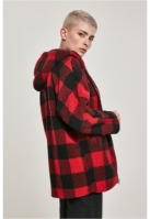 Jacheta Hooded Oversized Check Sherpa dama Urban Classics