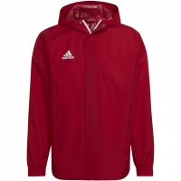 Jacheta Kurtka męska adidas Entrada 22 All Weather czerwona HG6299