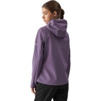 Jacheta 's softshell 4F F285 dark purple 4FWAW24TSOFF285 50S dama