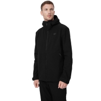 Jacheta Men's softshell 4F M043 deep black 4FSS23TSOFM043 20S