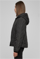 Jacheta Oversized Diamond Quilted Hooded dama Urban Classics