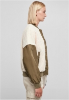 Jacheta Oversized Sherpa Mixed Bomber dama Urban Classics