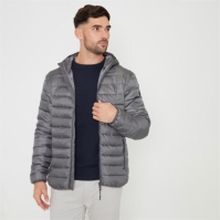 Jacheta Threadbare Matte Finish Padded Hooded