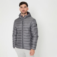 Jacheta Threadbare Matte Finish Padded Hooded