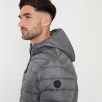 Jacheta Threadbare Matte Finish Padded Hooded