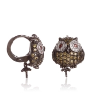 PENDING LANCASTER JLA-EAR-OWL-3 pentru Femei verde ip negru