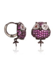 PENDING LANCASTER JLA-EAR-OWL-5 pentru Femei mov ip negru