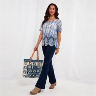 Joe Browns Paisley Crochet Top