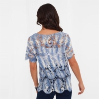 Joe Browns Paisley Crochet Top