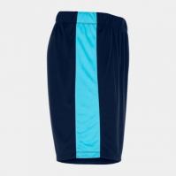 Maxi Short Dark Navy-fluor Turquoise Joma