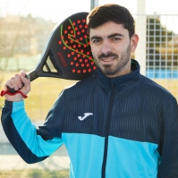 Tournament Paddle Racket Black Red Joma