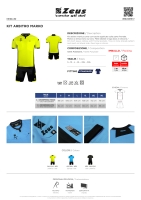 KIT ARBITRO MARKO Zeus galben fosforescent negru