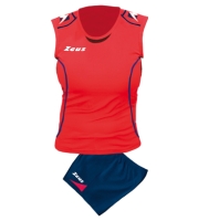 Kit volei FAUNO DONNA Zeus bleumarin rosu