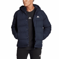 Kurtka meska adidas Helionic Hooded Down granatowa HG8750