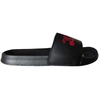 Lee Cooper men's slides, black and red LCW-24-42-2484MC