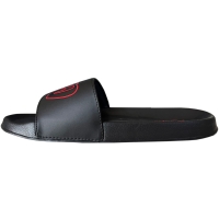 Lee Cooper men's slides, black and red LCW-24-42-2484MC