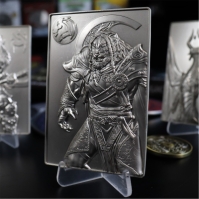 Magic the Gathering MTG Silver Plated Ajani Goldmane Metal Collectible