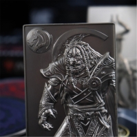 Magic the Gathering MTG Silver Plated Ajani Goldmane Metal Collectible