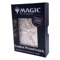 Magic the Gathering MTG Silver Plated Garruk Metal Collectible