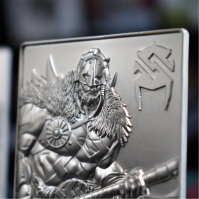 Magic the Gathering MTG Silver Plated Garruk Metal Collectible