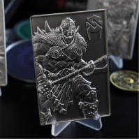 Magic the Gathering MTG Silver Plated Garruk Metal Collectible