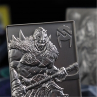 Magic the Gathering MTG Silver Plated Garruk Metal Collectible