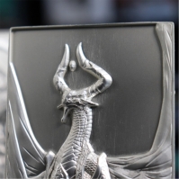 Magic the Gathering MTG Silver Plated Nicol Bolas Metal Collectible