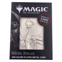 Magic the Gathering MTG Silver Plated Nicol Bolas Metal Collectible