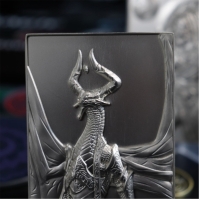 Magic the Gathering MTG Silver Plated Nicol Bolas Metal Collectible